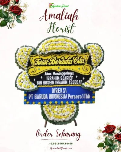 Papan Bunga Duka di Tosa